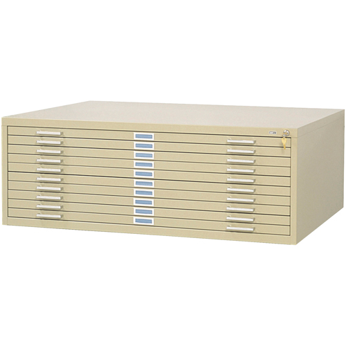 Classeurs en acier pour plans, 10 Tiroirs, 46-3/8" la x 35-3/8" p x 16-1/2" h Nuna Depot Inc.