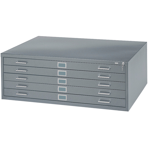 Steel Plan Files, 5 Drawers, 40-3/8" W x 29-3/8" D x 16-1/2" H Nuna Depot Inc.