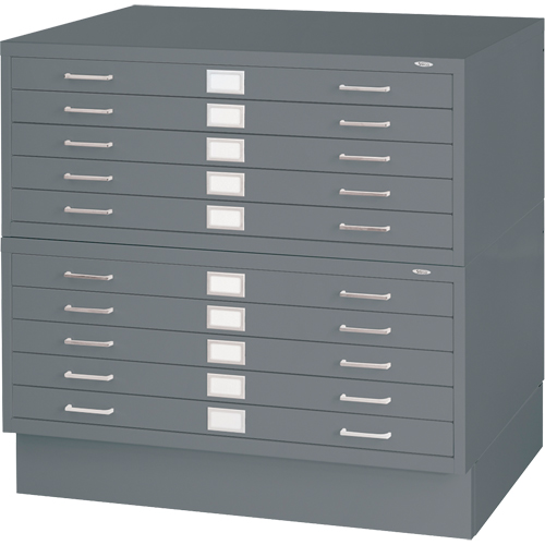 Steel Plan Files, 5 Drawers, 40-3/8" W x 29-3/8" D x 16-1/2" H Nuna Depot Inc.