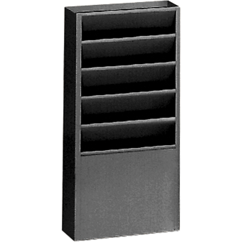 Literature Storage Racks, Stationary, 5 Slots, Steel, 9-3/4" W x 4-1/8" D x 21" H Nuna Depot Inc.