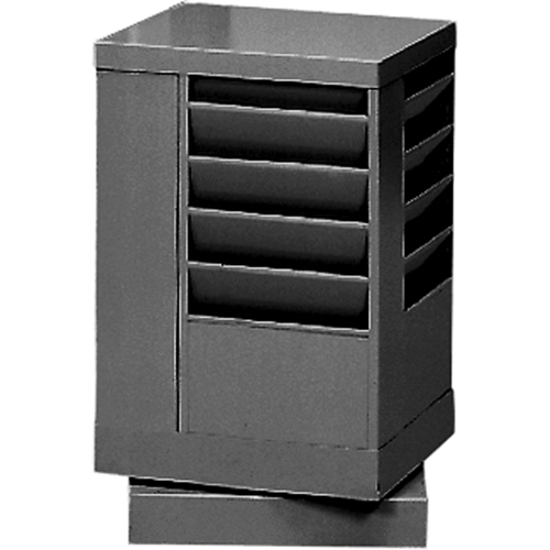 Pr&eacute;sentoirs, Rotatif, 20 fentes, Acier, 14-1/8" la x 14-1/8" p x 21-1/4" h Nuna Depot Inc.