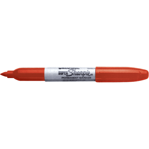 Marqueurs permanents - Super, Rouge, Pointe Fin Nuna Depot Inc.