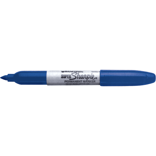 Permanent Markers - Super, Blue, Fine Tip Nuna Depot Inc.