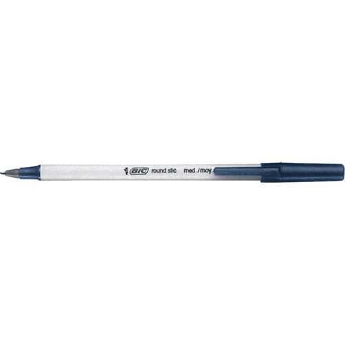 Stylo &agrave; bille Bic Round Stic, Bleu, 1 mm Nuna Depot Inc.