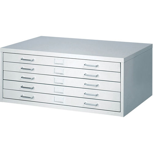 FacilTM Flat File Cabinets, 5 Drawers, 40" W x 26" D x 16-3/8" H Nuna Depot Inc.