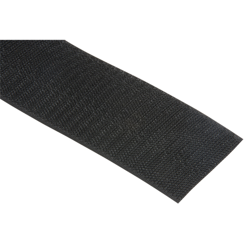 Bande d'attaches, Crochet, 50 vg x 2", Cousu, Noir Nuna Depot Inc.