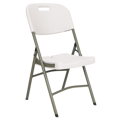 Chaises pliantes, Poly&eacute;thyl&egrave;ne, Blanc, Capacit&eacute; 350 lb Nuna Depot Inc.