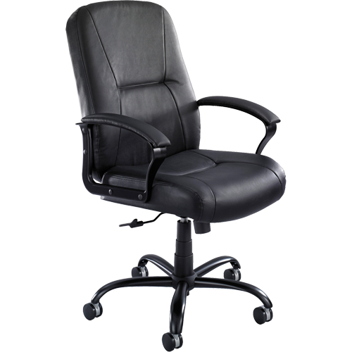 Serenity Big & Tall Chair, Leather, Black, 500 lbs. Capacity Nuna Depot Inc.