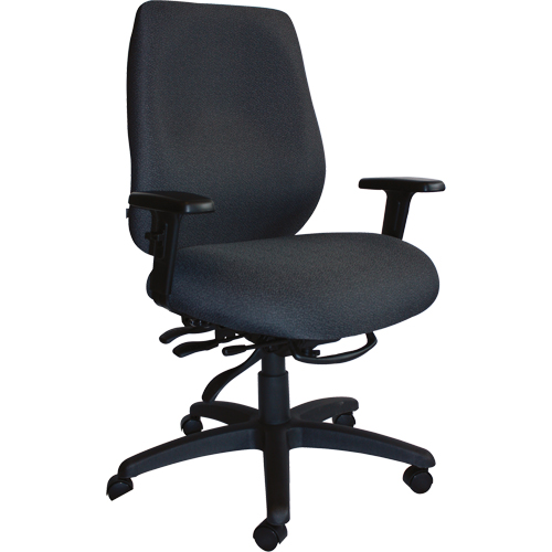 Chaises ergonomiques robustes Cierra , Tissu, Noir, Capacit&eacute; 400 lb Nuna Depot Inc.