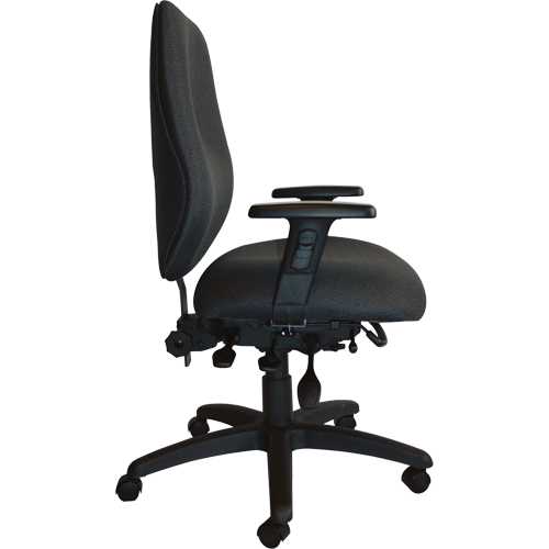 Chaises ergonomiques robustes Cierra , Tissu, Noir, Capacit&eacute; 400 lb Nuna Depot Inc.