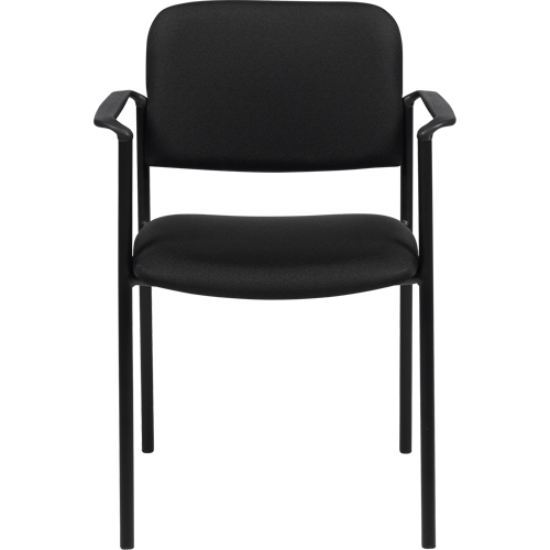 Chaises empilables, Tissu, Hauteur 32", Capacit&eacute; 300 lb, Noir Nuna Depot Inc.