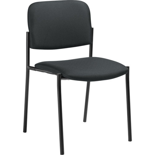 Chaises sans accoudoirs empilables, Tissu, Hauteur 32", Capacit&eacute; 300 lb, Charbon Nuna Depot Inc.