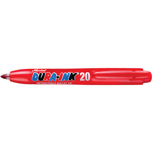 Marqueur permanent Dura-Ink no 20, Rouge, Pointe Fin Nuna Depot Inc.