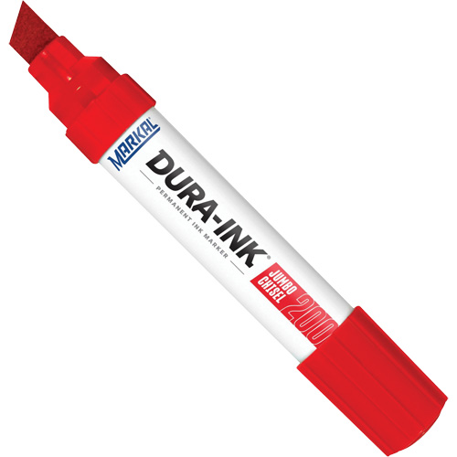 Marqueur no 200 Dura-Ink, Rouge, Pointe Ciseau Nuna Depot Inc.