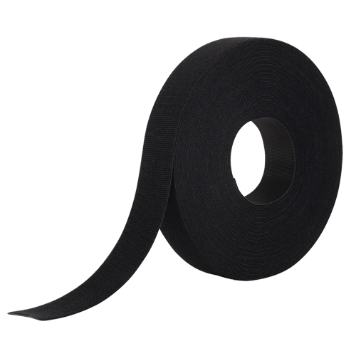 One-Wrap&reg; Fastener Tape, Hook & Loop, 25 yds x 1", Self-Grip, Black Nuna Depot Inc.