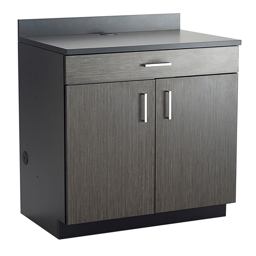 Armoire modulaire de base, M&eacute;lamine, 39" h x 36" la x 25" P, Nuit d'Asie/noir Nuna Depot Inc.