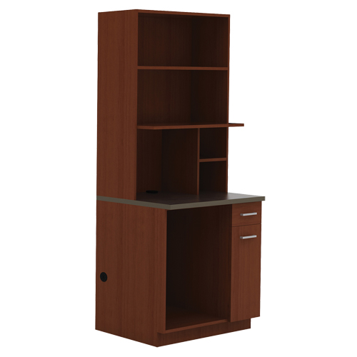 Armoire modulaire, M&eacute;lamine, 39" h x 36" la x 25" P, Acajou Nuna Depot Inc.