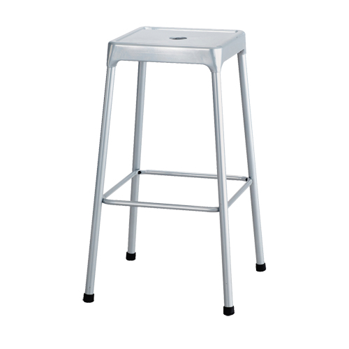 Bistro Stool, Stationary, Fixed, 29", Steel Seat, Grey Nuna Depot Inc.