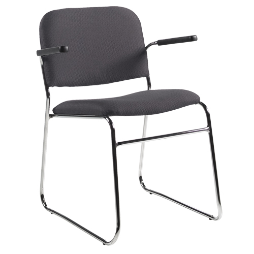 Chaise, Tissu, Hauteur 30", Capacit&eacute; 200 lb, Noir Nuna Depot Inc.