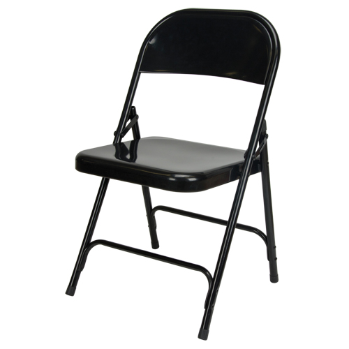 Chaise pliante, Acier, Noir, Capacit&eacute; 300 lb Nuna Depot Inc.