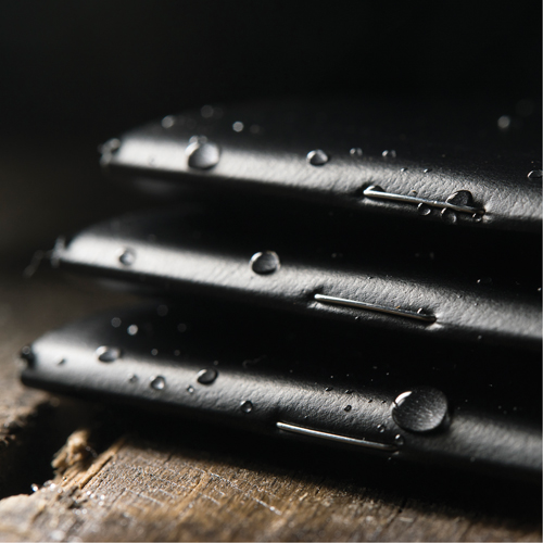 All-Weather Notebook, Soft Cover, Black, 48 Pages, 4-5/8" W x 7" L Nuna Depot Inc.