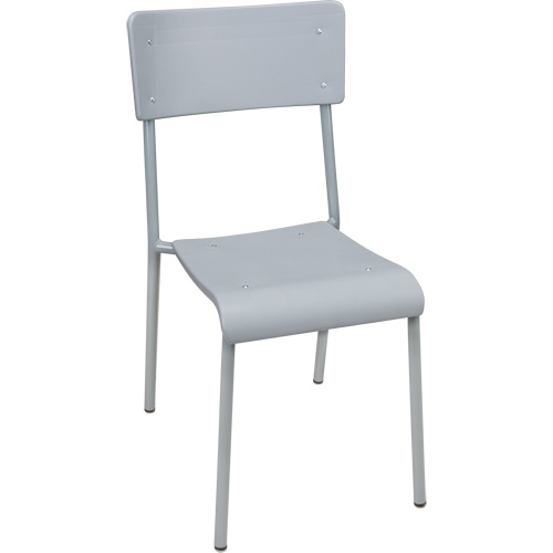 Ventura Stacking Chair, Polypropylene, 36" High, 300 lbs. Capacity, Grey Nuna Depot Inc.