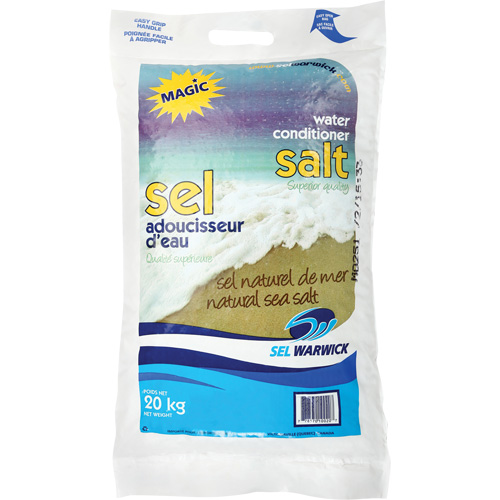Sel adoucisseur d'eau Magic, 44,1 lb (20 kg), Sac Nuna Depot Inc.