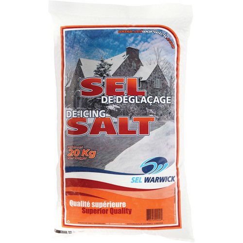 Sel fondant &agrave; glace, 44,1 lb (20 kg), Sac, -10°C (14°F) Nuna Depot Inc.