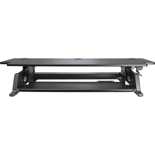 Poste de travail assis-debout Goya, Mod&egrave;le de bureau, 20" h x 42" la x 16" p, Noir Nuna Depot Inc.