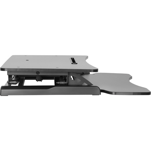 Poste de travail assis-debout Goya, Mod&egrave;le de bureau, 22" h x 31-1/2" la x 24" p, Noir Nuna Depot Inc.