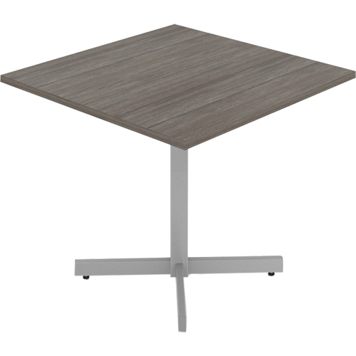 Tables de caf&eacute;t&eacute;ria, 36" lo x 36" la x 29-1/2" h, Dessus de 1", Stratifi&eacute;, Gris/Blanc Nuna Depot Inc.