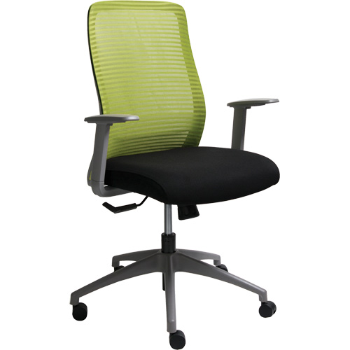 Chaise de bureau ajustable s&eacute;rie Era, Tissu/Mailles, Vert, Capacit&eacute; 275 lb Nuna Depot Inc.