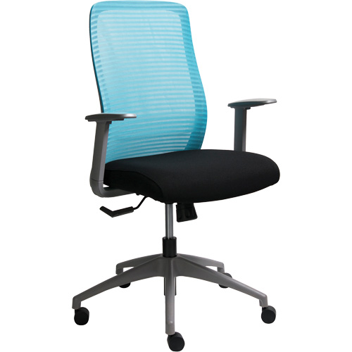 Chaise de bureau ajustable s&eacute;rie Era, Tissu/Mailles, Bleu, Capacit&eacute; 275 lb Nuna Depot Inc.