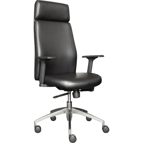 Activ Series High Back Executive Chair, Polyurethane/Vinyl, Black, 275 lbs. Capacity Nuna Depot Inc.