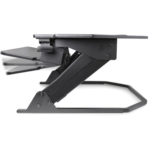 Poste de travail assise/debout pour bureau de coin Goya, Mod&egrave;le de bureau, 20" h x 42" la x 37-4/5" p, Noir Nuna Depot Inc.