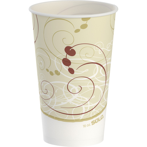 Dart&reg; Solo&reg; Waxed Disposable Cup, Paper, 16 oz., Multi-Colour Nuna Depot Inc.