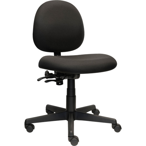 Chaise de travail &agrave; dossier bas Aspen, Tissu, Noir, Capacit&eacute; 275 lb Nuna Depot Inc.