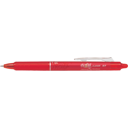 Stylo &agrave; cliquet Frixion Point, Rouge, 0,7 mm, R&eacute;tractable Nuna Depot Inc.