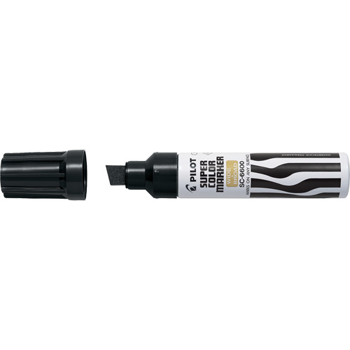 Super Colour Jumbo Permanent Marker, Black, Chisel Tip Nuna Depot Inc.