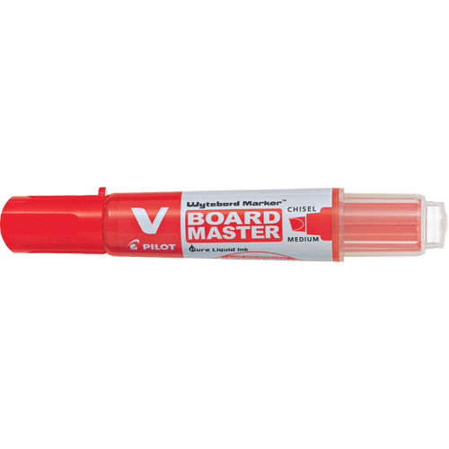 Vboard Master White Board Marker, Red, Chisel Tip Nuna Depot Inc.