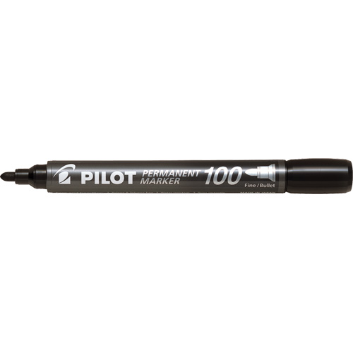 Pilot 100 Permanent Marker, Bullet, Black Nuna Depot Inc.