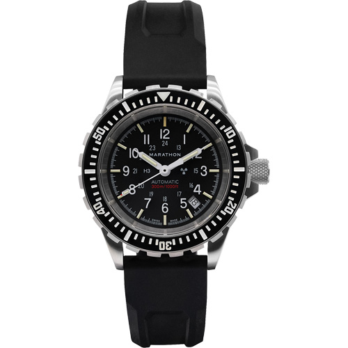Grande montre automatique de plong&eacute;e, Num&eacute;rique, &agrave; piles, 41 mm, Noir Nuna Depot Inc.