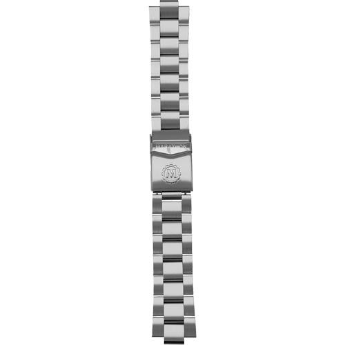 Grande montre automatique de plong&eacute;e avec feuille d'&eacute;rable gris et bracelet en acier inoxydable, Num&eacute;rique, &agrave; piles, 41 mm, Argent Nuna Depot Inc.