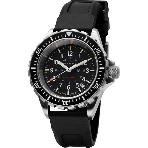 Grande montre automatique de plong&eacute;e, Num&eacute;rique, &agrave; piles, 41 mm, Noir Nuna Depot Inc.