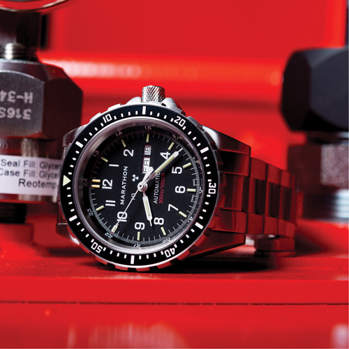 Jumbo Day/Date Automatic Watch with Stainless Steel Bracelet, Digital, Battery Operated, 46 mm, Silver Nuna Depot Inc.