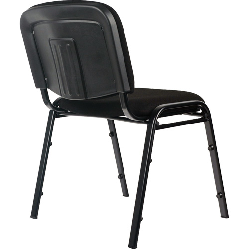 Stacking Chairs, Fabric, 32" High, 250 lbs. Capacity, Black Nuna Depot Inc.