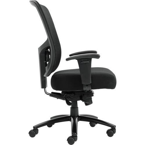 Raven 400 High-Back Heavy-Duty Synchro-Tilter, Mesh, Black, 400 lbs. Capacity Nuna Depot Inc.