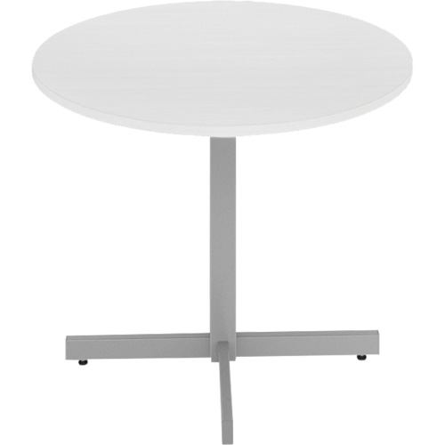 Table ronde &agrave; hauteur r&eacute;glable Newland, 36" lo x 36" la x 29" h, Dessus de 1", Stratifi&eacute;/Polypropyl&egrave;ne, Blanc Nuna Depot Inc.