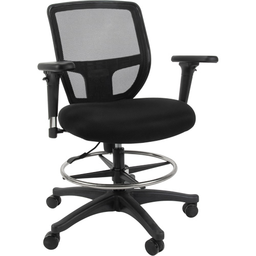 Tabouret de travail en maille, Mobile, Ajustable Hauteur, Capacit&eacute; 450 lb Nuna Depot Inc.
