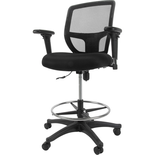Tabouret de travail en maille, Mobile, Ajustable Hauteur, Capacit&eacute; 450 lb Nuna Depot Inc.